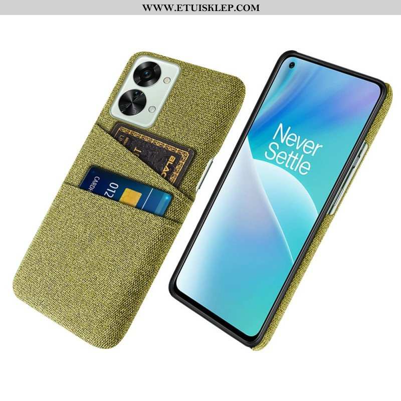 Etui do OnePlus Nord 2T 5G Tkanina O Bardzo Delikatnej Teksturze